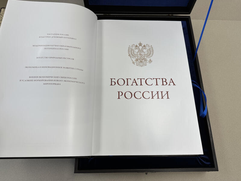 Богатства России. Иванова В. В. (подарочная кожаная книга в ларце)