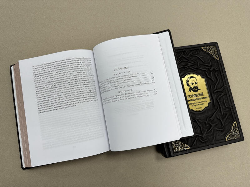 Островский А. Н. Избранное: в 2-х томах (подарочные кожаные книги)