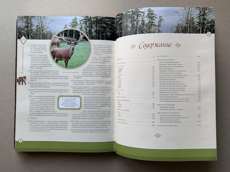Русская охота (подарочная кожаная книга)