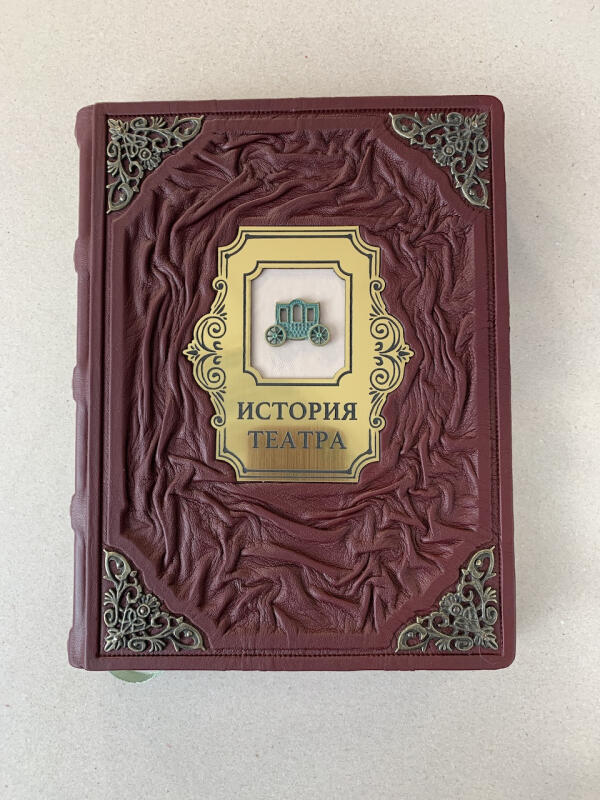 История театра (подарочная кожаная книга)