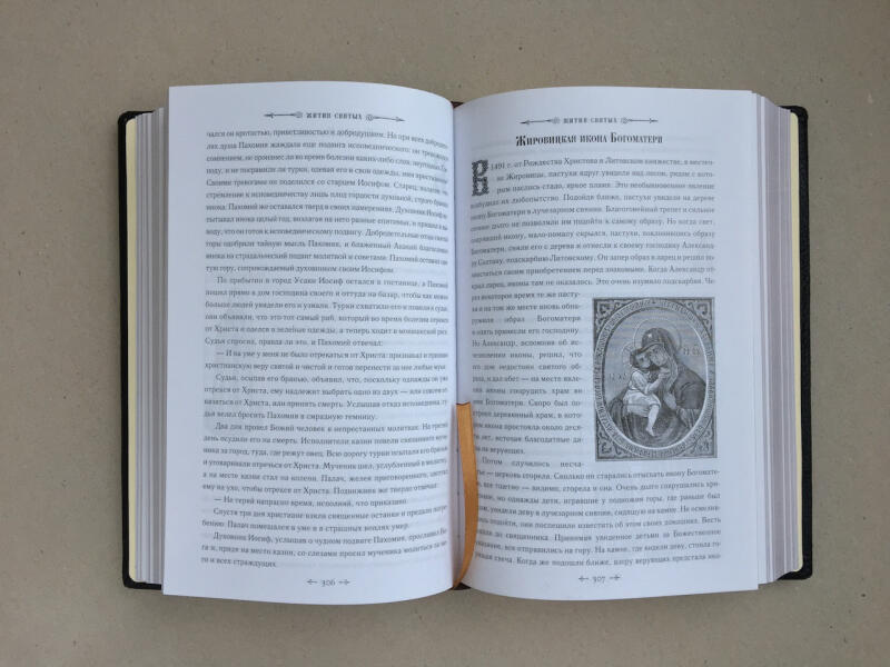 Жития святых (подарочная кожаная книга)